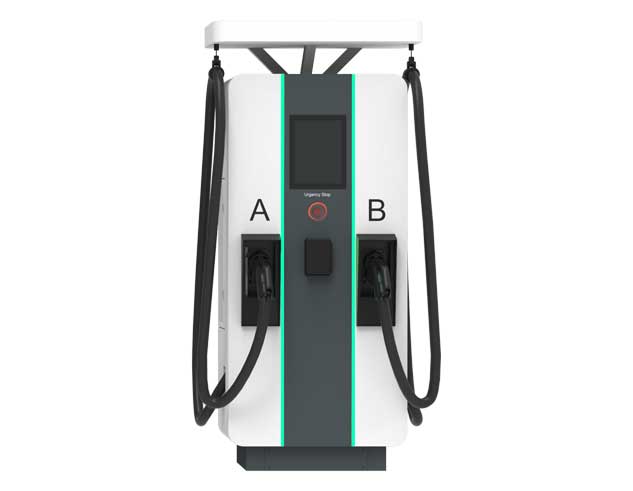 60千瓦一機雙槍充電樁(圖1) 60千瓦一機雙槍充電樁(圖1)